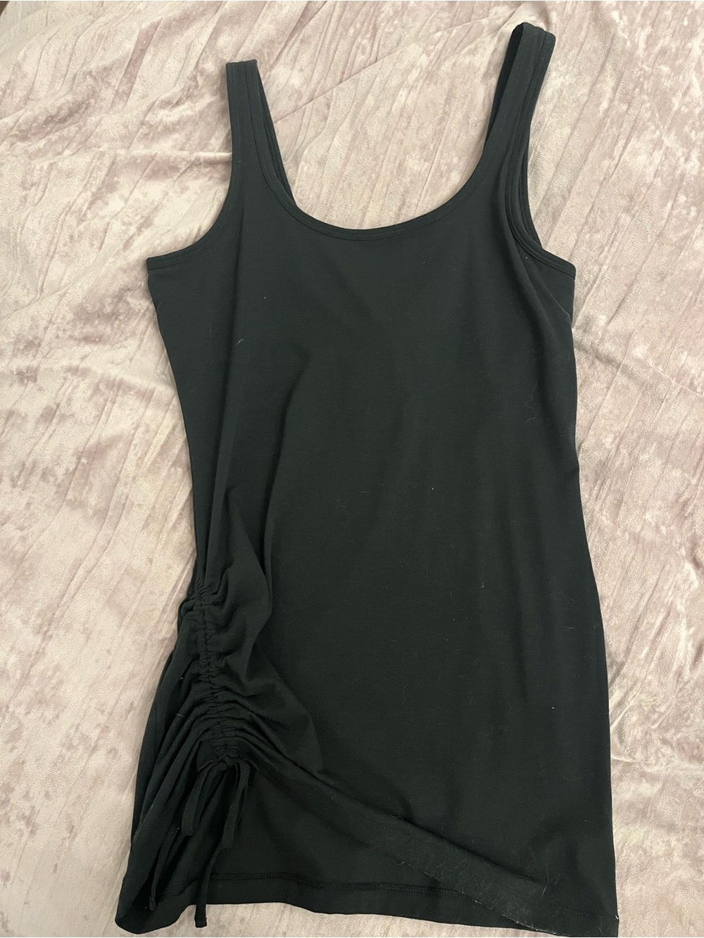Prana Black Tank Top with Scoop Neck
